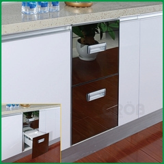 Thùng gạo gương 2 ngăn Grob RB2-300B