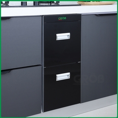 Thùng gạo gương 2 ngăn Grob RB2-300B