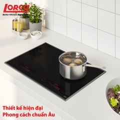BẾP TỪ ĐÔI LORCA TA 1008 VN | Tặng máy hút mùi | Thế hệ mới | sôi liu diu