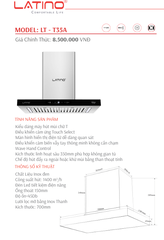 Máy Hút Mùi LATINO LT-T35A