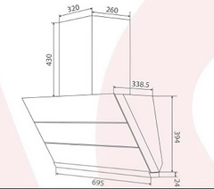 Máy hút mùi kính vát CANZY CZ-H470VTC