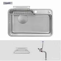 CHẬU RỬA BÁT INOX 304 TAKA KF7848FS DO BASIC