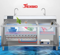 Máy rửa bát công nghiệp siêu âm Texgio TGU-2400XD