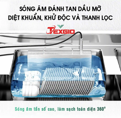 Máy rửa bát công nghiệp siêu âm Texgio TGU-1500XS