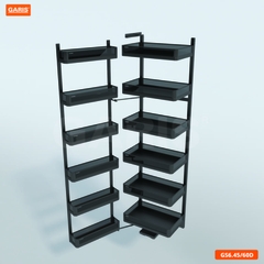 Tủ đồ khô 6 tầng Garis GSD660 vách kính tối màu