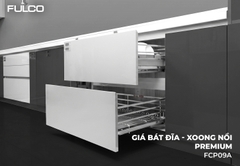 Giá bát đĩa - xoong nồi tủ dưới PREMIUM Fulco FCP09A