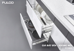 Giá bát đĩa - xoong nồi nan tròn (600mm) Fulco FC08S