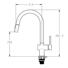 Vòi rửa bát Kluger KLF0021C