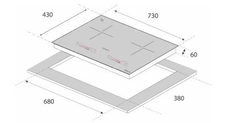 Bếp Từ 2 Vùng Nấu Cảm Ứng Điện Từ EUH2121 Eurogold
