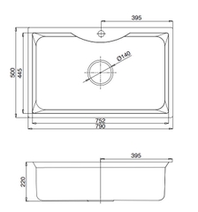 Chậu rửa bát Kluger KW8191FS – S79