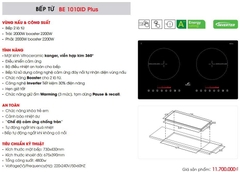 Bếp từ đôi Bauer BE 1010ID Plus