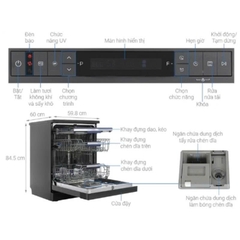 MÁY RỬA BÁT HAFELE HDW-F6051S