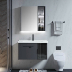 Bộ Tủ Gương Phòng Tắm, Tủ Lavabo Đẹp, Tủ Lavabo Phòng Tắm SUS 215