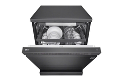 Máy rửa bát LG Quadwash TrueSteam™ màu đen LDT14BLA4