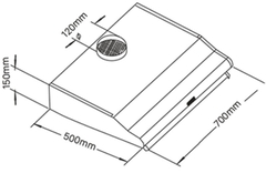 MÁY HÚT MÙI FANDI FD-605P/705P