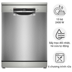 Máy rửa bát Bosch SMS4ECI26E serie 4 sấy hé cửa