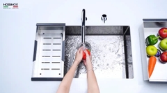 Chậu rửa bát NoBiNox  NT600B