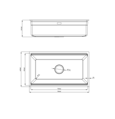 Chậu rửa bát NoBiNox NJ562D