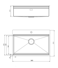 Chậu rửa bát NoBiNox NT685T