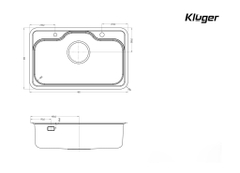 Chậu rửa bát Kluger KT8050SL Plus S80