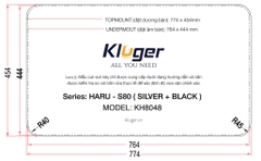 Chậu rửa bát Kluger KH8048FS – S80 Plus