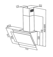 Máy hút mùi Canzy  CZ 2770H