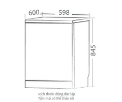 Máy Rửa Chén Canzy DSW809EU Seri 8