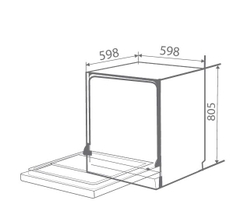 Máy Rửa Chén Canzy CZ P1036R