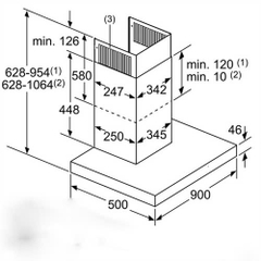 Máy hút mùi Bosch DWB98JQ50B