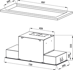 Máy Hút Mùi Hafele HH-BI72A 533.80.027