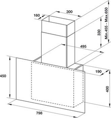 Máy Hút Mùi Hafele HH-WVG80E 533.86.018