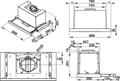 Máy hút mùi Hafele HH-TG90E 539.81.073