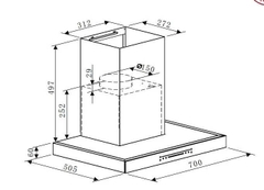 Máy hút mùi Hafele HC-W705B 533.87.377