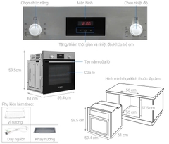 Lò nướng Bosch HBF113BR0A