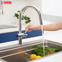 Vòi rửa bát Konox Comfor Chrome