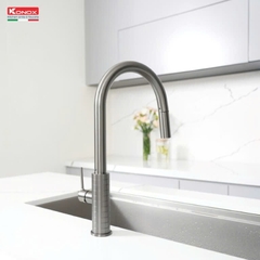 Vòi rửa bát Konox Venice Gun Metal