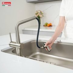 Vòi rửa bát Konox Volta Nickel