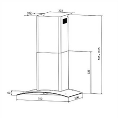 Máy hút mùi EUROSUN EH-70K26S