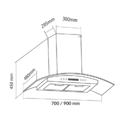 Máy hút mùi EUROSUN EH-90K11E