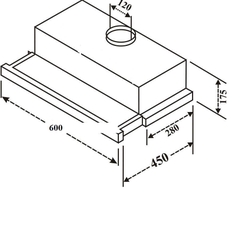 Máy Hút Mùi KAFF KF-TL60SB New