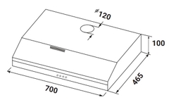 Máy Hút Mùi KAFF KF-S70HD