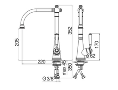 Vòi rửa bát NoBiNox CHARLIE NB254