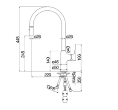 Vòi rửa bát NoBiNox RING NB131L