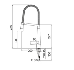 Vòi rửa bát NoBiNox LIKID NB880