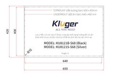 Chậu rửa bát Kluger KU8121S - S68