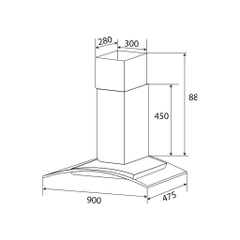 Máy Hút Mùi KAFF KF GB705