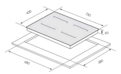 Bếp từ 2 vùng nấu GrandX GX IP879JP
