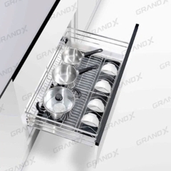 Giá xoong nồi nan dẹt Grandx XP.60S