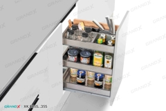 Giá dao thớt gia vị inox 304 hộp Grandx XK.B35S