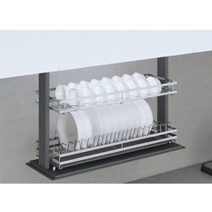 Giá Bát Đĩa Nâng Hạ Điện INOX 304 Nan Oval EMP700 (ESP9970PRO) Eurogold